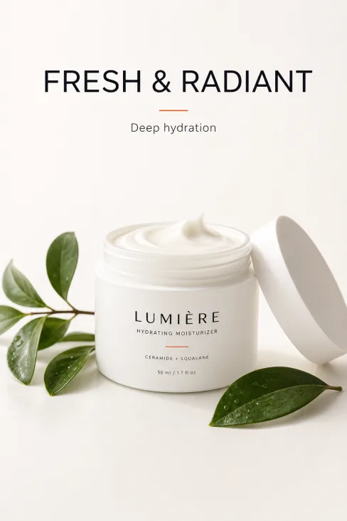 Skincare infographic example